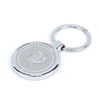 Custom Minimalist Zinc Alloy Keychain Promotional Corporate Event Gifts with UV Printed Logo Blank Metal Key Chain