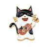 Creative Trendy Zinc Alloy Design Collaboration Fashion Statement Backpack Accessory Custom Badge Pin