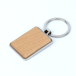 Custom Laser Keychain Event Giveaway Double QC Check Minimalist Style Wood Keychain