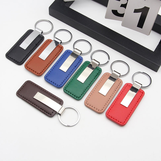 Compact car keychain with durable stitching