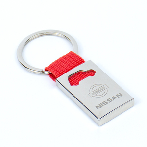 Eco-Friendly Recyclable Zinc Keychain Custom Logo Engraved for Corporate Sustainability Gifts Team Building Events