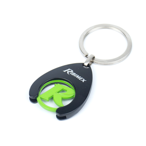 Elegant Custom Logo Metal Token Keychain for Promotional Events Corporate Gifts and Daily Accessories with Zinc Alloy Construction