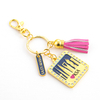 Hot Selling Best Quality Custom Logo Dog Shape Hard Enamel Color Zinc Alloy Metal Keychain