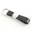 Wholesale Custom High-Class Keychains Real & Genuine Leather with Custom Logo Blank Metal Leather Keychains