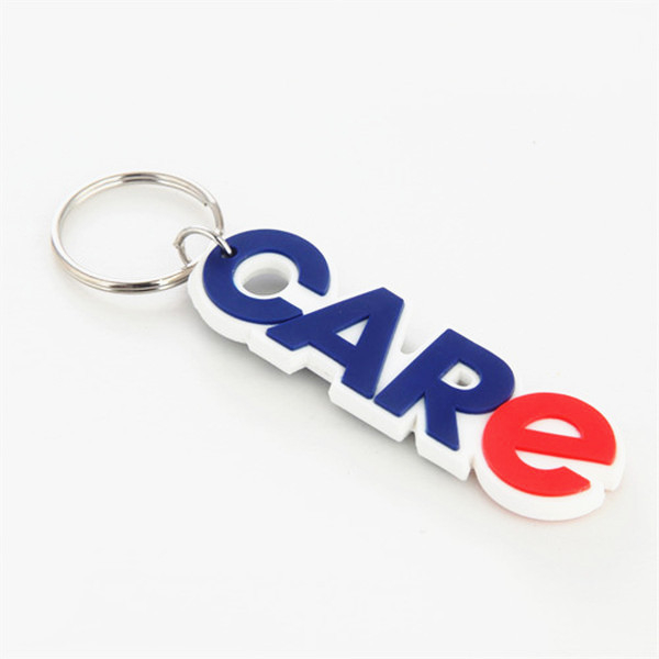 Custom 2D Soft Pvc Keychain Key Chain Logo Soft Rubber Keychains Silicone Keyring Rubber Personalized 3D Customized Key Chain