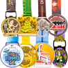 Lightweight Zinc Alloy Metal Medal with 3D Design for School Competitions and Marathons