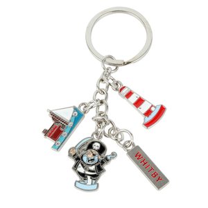 Custom Zinc Alloy Enamel Keychain Luxury Corporate Promotional Gift Event Souvenir Key Chain