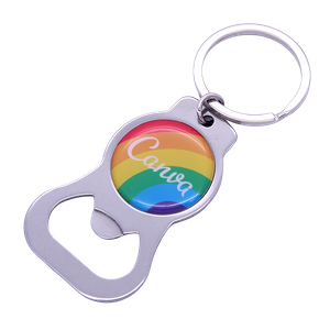 Premium Zinc Alloy Beer Bottle Opener Keychain Custom Logo Promotional Gift Camping Portable Decor