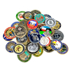 Two-Tone Color Custom Challenge Coin Company Milestone Anniversary Employee Service Recognition Achievement Award 
