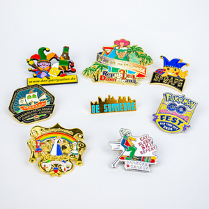 Custom Zinc Alloy Promotional Lapel Pins for Events Corporate Logo Team Souvenirs Metal Badge