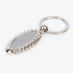 Eco Friendly Custom Logo Zinc Alloy Blank Keychain for Corporate Promotional Gifts and Luxury Daily Accessories Metal Key Chain
