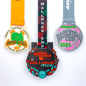 Eco Friendly Zinc Alloy Medal Custom Logo Enamel Corporate Anniversary Gift Sports Ceremony Award