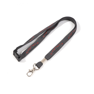 Custom Christmas Theme Heat Transfer Lanyard Holiday Gift Durable Nylon