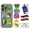 Trendy 3D Metal Phone Sticker - Custom Design for Phone & Backpack Decoration