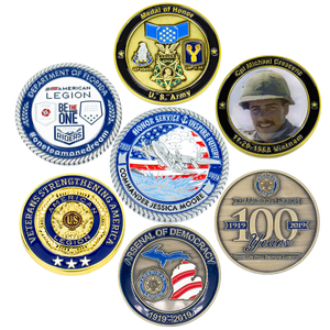 Customized Zinc Alloy Enamel Challenge Coin for Anniversary Events and Collectible Gifts