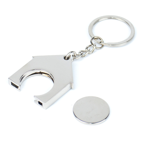 Custom Logo Minimalist Fashionable Light Luxury Promotional Event Gift Wedding Souvenir Zinc Alloy Metal Token Keychain