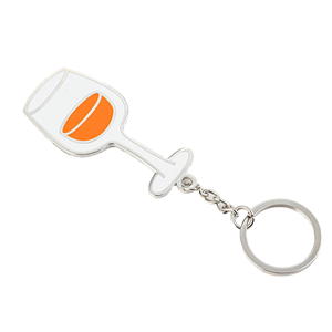 Hot Selling Best Quality Custom Logo Dog Shape Hard Enamel Color Zinc Alloy Metal Keychain