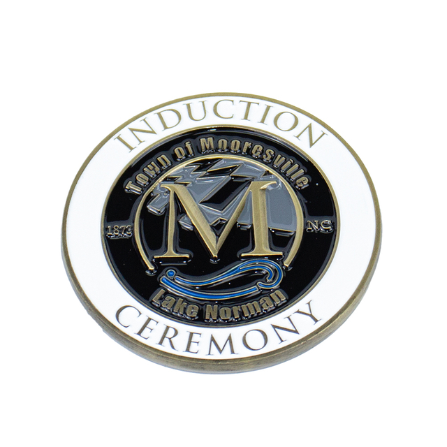 Wholesale Cheap Blank Metal 3d logo Enamel Gold Silver Antique Plated Challenge Coin Custom for Laser