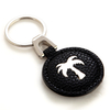 2025 Luxury Custom Leather Keychain with Hot Stamping Logo for Car Keys & Business Gifts