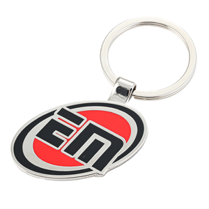 Luxury Zinc Alloy Enamel Keychain Custom Corporate Logo Business Gift Promotional Event Decorative Accessory Key Chain