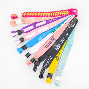 Waterproof Tyvek Custom Printed Wristbands For Swimmer Marathon Safety Identification Tags
