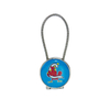 Custom Zinc Alloy Logo Keychain UV Print Sticker Epoxy Blank Keychain for Promotional Gifts Daily Accessories 24h Free Design