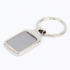 Custom Minimalist Zinc Alloy Keychain Promotional Corporate Event Gifts with UV Printed Logo Blank Metal Key Chain