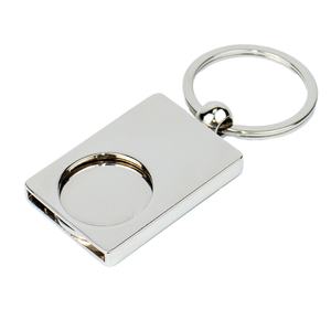 Practical Memorial Zinc Alloy Custom Hollow Out Logo Wedding Souvenir Daily Decoration Metal Token Keychain