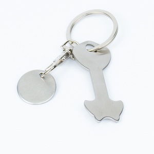 Custom Minimalist Zinc Alloy UV Printing Laser Engraved Hollow Out Logo Corporate Gift Promotional Event Giveaway Metal Token Keychain