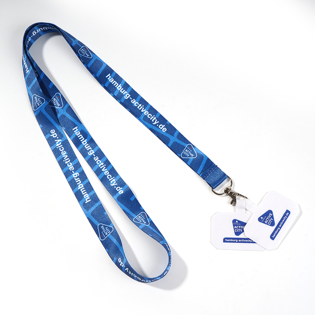 Custom Pet Name Durable Anti-Bite Nylon Lanyard for Pet Tag Holder