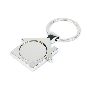 Elegant Custom Logo Metal Token Keychain for Promotional Events Corporate Gifts and Daily Accessories with Zinc Alloy Construction