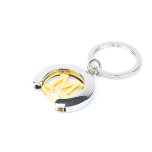 Custom Logo Minimalist Fashionable Light Luxury Promotional Event Gift Wedding Souvenir Zinc Alloy Metal Token Keychain