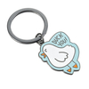 Wholesale Custom Personal Logo Promotional Keychains Round Keychain Metal Crafts Logo Keychain Metal