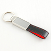 Custom Metal Leather Keyring with PU Luxury Personalized Logo Keychain Souvenirs Key Chain Accessories for Promotional