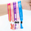 2025 New Custom Logo Polyester Sport Event Wristband For Running Race Marathon Team Building Company Promotion