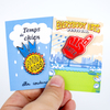 Seasonal Holiday Themed Enamel Badge for Christmas Gifts and Charity Drives