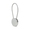 Promotional Stylish Zinc Alloy Logo Keychain Customizable UV/Laser Logo 24h Free Design Double Inspection for Gifts Wedding Souvenirs Blank Key Chain
