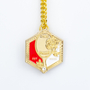 Custom Zinc Alloy Enamel Medal with Train - Car, Cultural Symbol & Drama Mask Design for 2022 - 2023 Annual Urban Events Art Competitions Team Honor Award