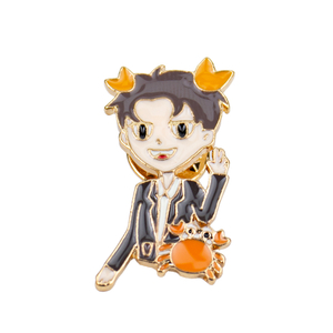 Demon Slayer Shinobu Zinc Alloy Enamel Emotional Value Gift Anime Fan Exchange Custom Pin