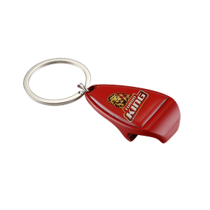 Trendy Light Luxury Bottle Opener Keychain Custom Zinc Alloy Accessories For Supermarket Promotions Souvenirs Free Artwork Service