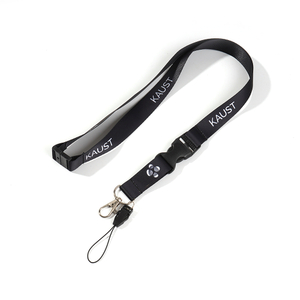 Custom Christmas Theme Heat Transfer Lanyard Holiday Gift Durable Nylon