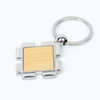 Custom Wood Keychain Promotional Events Gifts Daily Accessories with Free Logo Design Dual QC Wood Keychain
