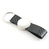 Wholesale Custom High-Class Keychains Real & Genuine Leather with Custom Logo Blank Metal Leather Keychains