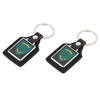 Corporate Gift Custom Leather Keychain Logo Embossing Business Branding Accessories