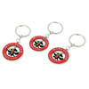 Modern Minimalist Enamel Keychain Custom Metal Keychain for Hotel Promotional Giveaway