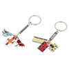 Waterproof Enamel Keychain Zinc Alloy Metal Keychain for Outdoor Activity Souvenirs