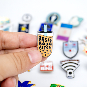 Modern Minimalist Custom Lapel Pins Zinc Alloy Badges for Branding Marketing Events