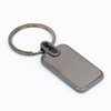 Promotional Fashion Zinc Alloy Keychain Corporate Event Giveaway Custom Logo Laser Engraved Blank Key Chain