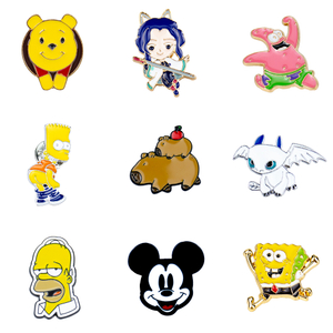 Custom logo promotional metal lapel pin front view