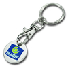 EU CE Certified Custom Packaging Shopping Cart Token Keychain for Cross-Border
